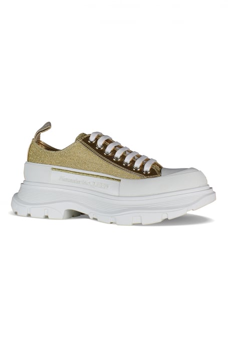 Alexander McQueen Sneakers Tread Slick Geel - Image 3