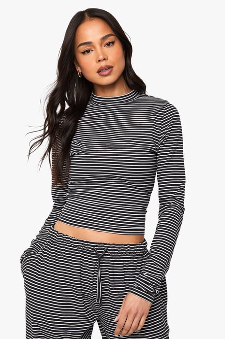 Striped Long Sleeve Top - Image 1