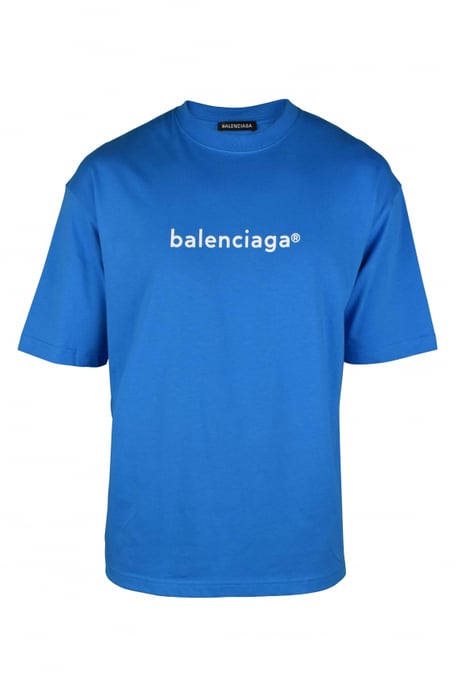 Balenciaga T-shirt Blauw - Image 1