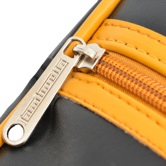 Lambretta Unisex Retro Tas voor Volwassenen (Zwart/Mustard) - Image 3