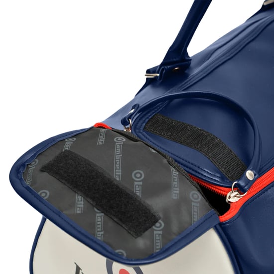 Lambretta Retro Sport Duffeltas (Marine / Wit) - Image 4