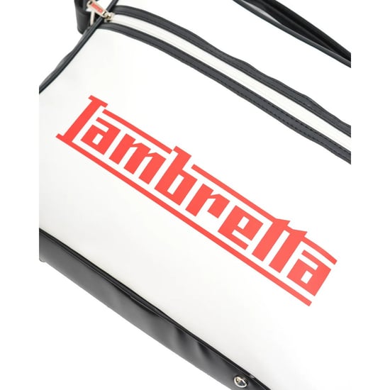 Lambretta Unisex Volwassen Logo Cabin Bag (Zwart/Wit) - Image 5