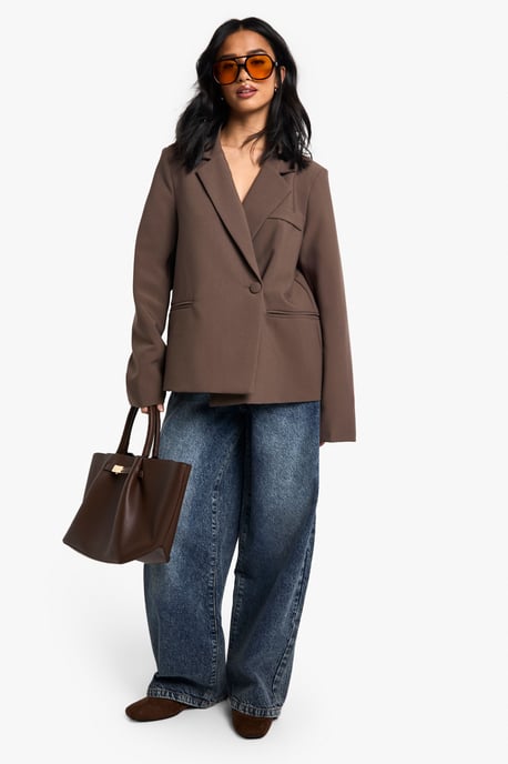 Petite Essential Oversized Blazer - Image 3