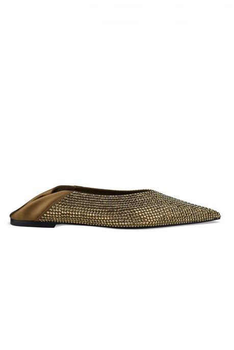 Saint Laurent Nour 05 muiltjes Goud - Image 2