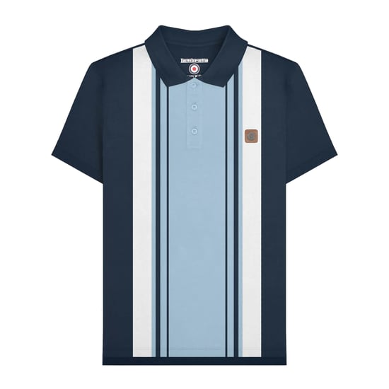 Lambretta Heren SS25 Klassiek Poloshirt (Marine) - Image 1