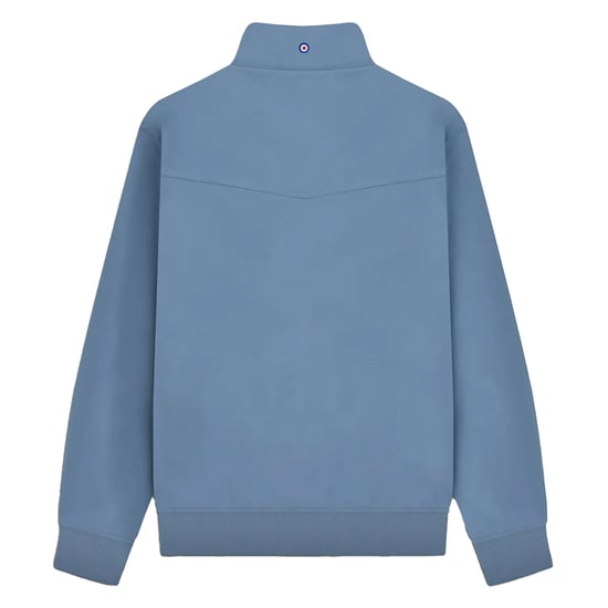 Lambretta Mens Shower Resistant Harrington Jacket (Mid Blue) - Image 2