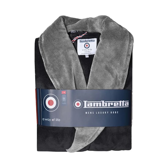 Lambretta Heren Luxe AW24 Toga (Zwart/Grijs) - Image 3