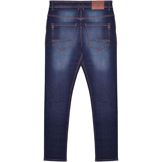 Lambretta Mens Stafford Slim Jeans (Dark Blue) - Image 2