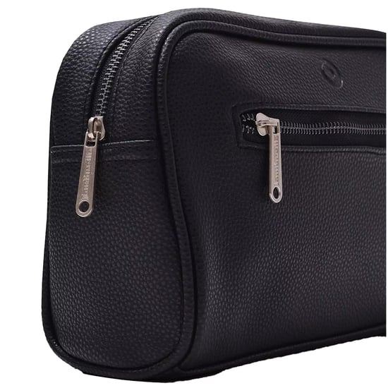 Lambretta Unisex Adult Target Badge Wash Bag (Black) - Image 3
