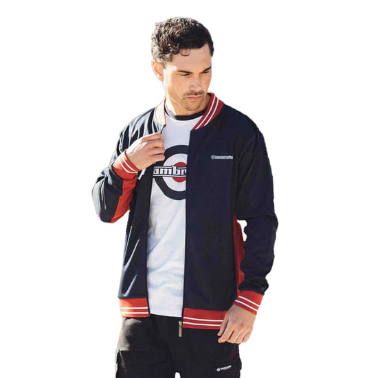 Lambretta Heren Vintage Track Jacket (Marine, Rood, Wit) - Image 3