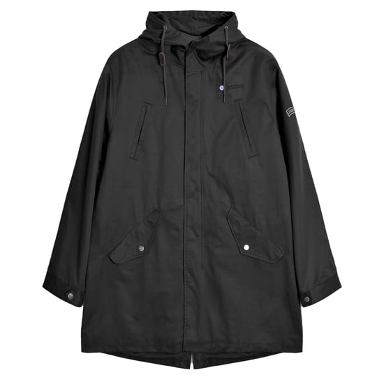 Lambretta Douchebestendige Parka Heren (Zwart) - Image 1