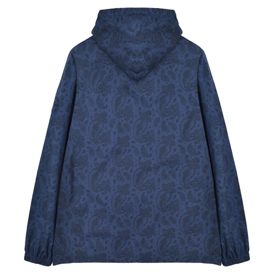 Lambretta Heren Paisley Field Jacket (Marine) - Image 2