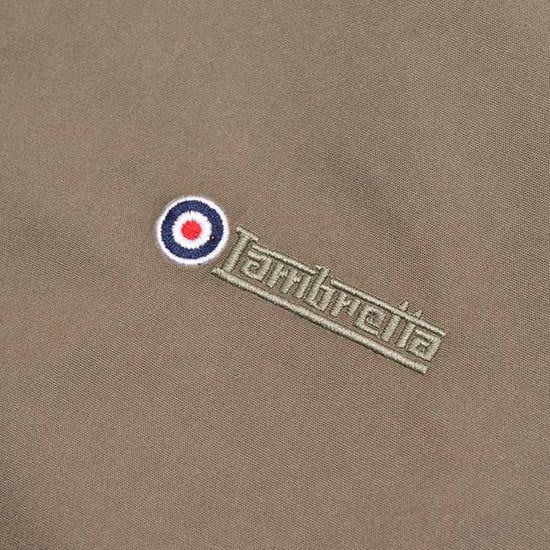 Lambretta Heren Monkey Drievoudig Getipte Jas (Kaki Groen) - Image 3