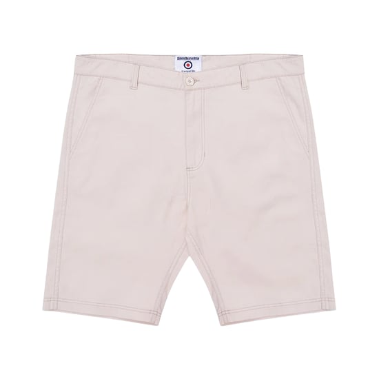 Lambretta Heren Chino Shorts (Steen) - Image 1