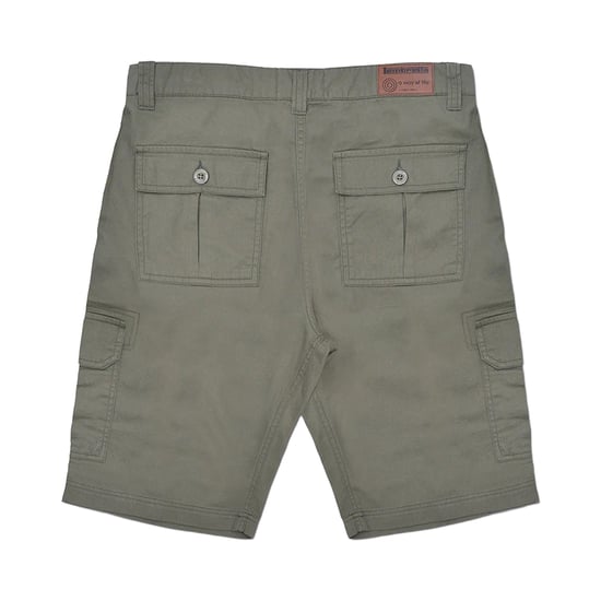 Lambretta Mens SS24 Cargo Shorts (Khaki Green) - Image 2