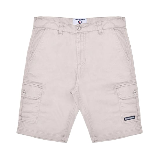 Lambretta Mens SS24 Cargo Shorts (Oatmeal) - Image 1