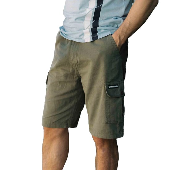 Lambretta Mens SS25 Cargo Shorts (Khaki Green) - Image 3