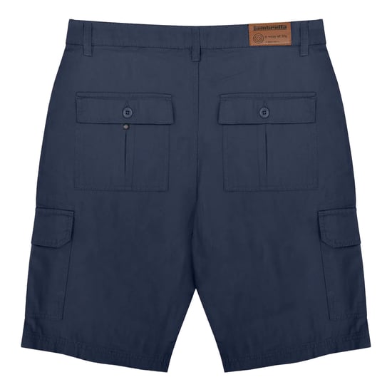 Lambretta Mens SS25 Cargo Shorts (Navy) - Image 2