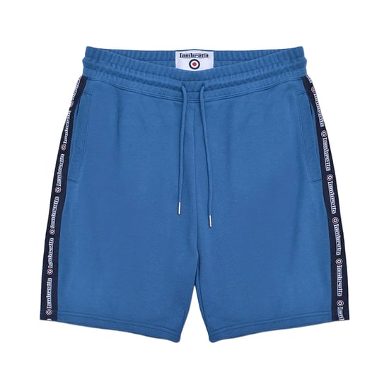 Lambretta Mens SS24 Taped Shorts (Dark Blue) - Image 1