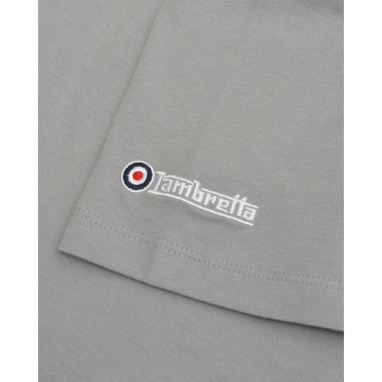 Lambretta Mens Chevron Target Big & Tall T-Shirt (Ultimate Grey) - Image 4