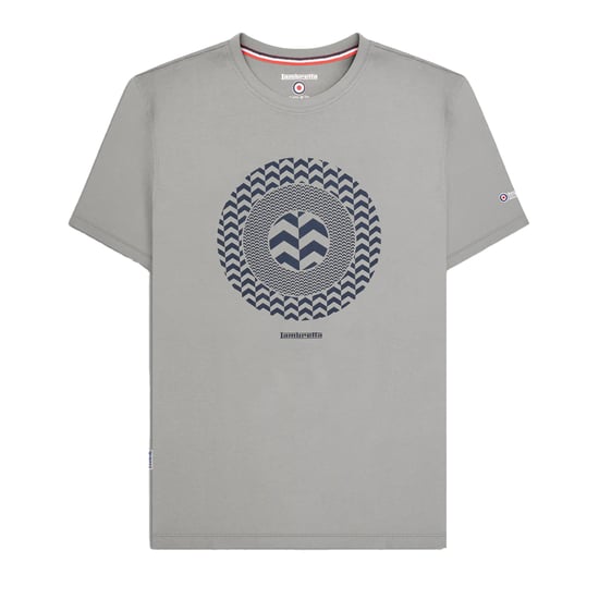 Lambretta Heren Chevron Target T-Shirt (Ultiem grijs) - Image 1