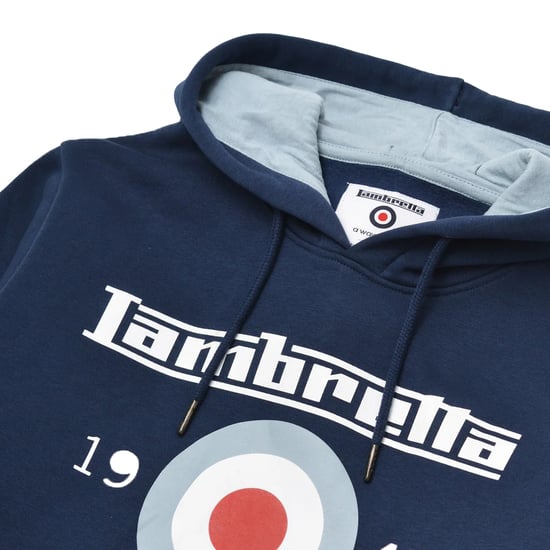 Lambretta Heren AW24 Target Hoodie (Marine) - Image 3