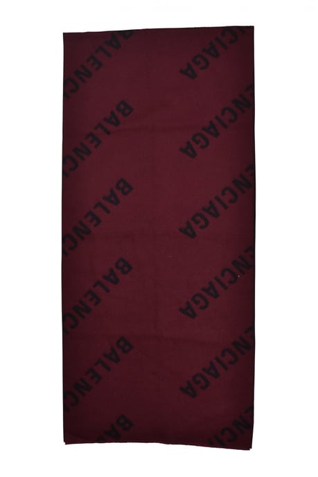 Balenciaga Scarf Burgundy - Image 1