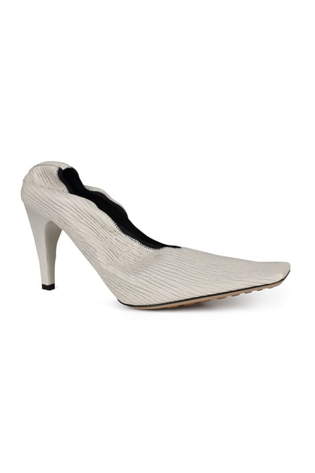 Bottega Veneta Crunchpumps Wit - Image 3