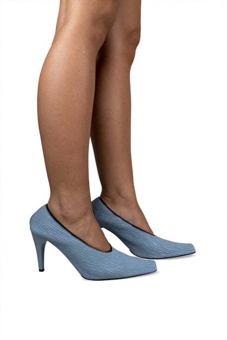 Bottega Veneta Crunchpumps Blauw - Image 2