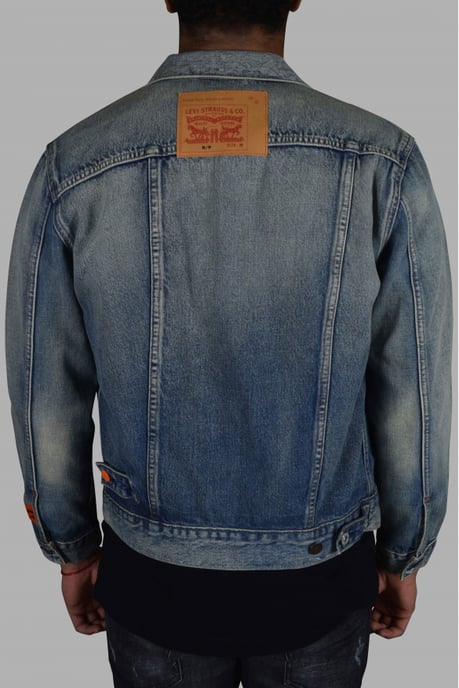 Heron Preston Denim jack Blauw - Image 3