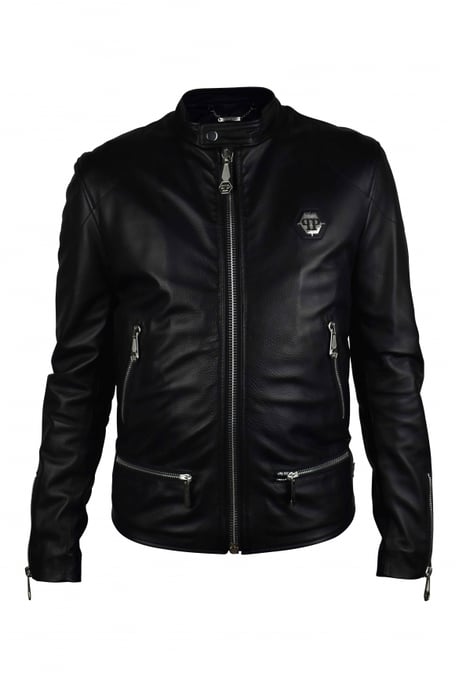 Philipp Plein Bikerjack Zwart - Image 1