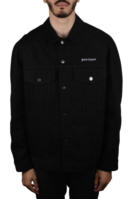 Palm Angels Jeansjacka Svart - Image 2
