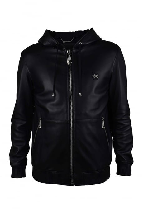 Philipp Plein Hooded jacket Black - Image 1