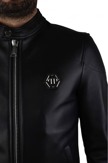 Philipp Plein Bikerjack Zwart - Image 2