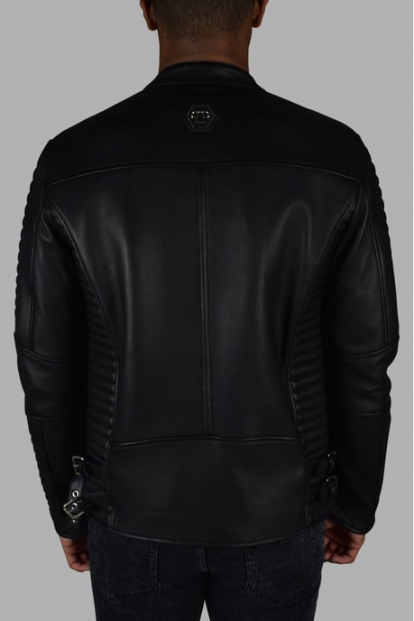 Philipp Plein Bikerjack Zwart - Image 5