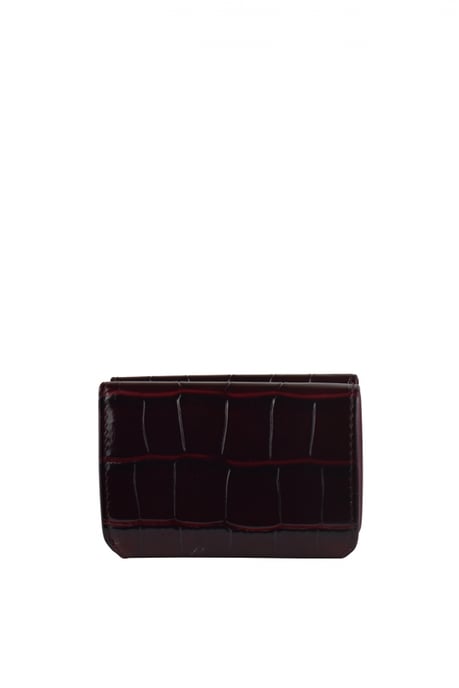 Balenciaga Portemonnee Cash Mini Burgundy - Image 2