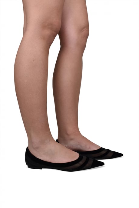 Jimmy Choo Love Ballerinas Svart - Image 2