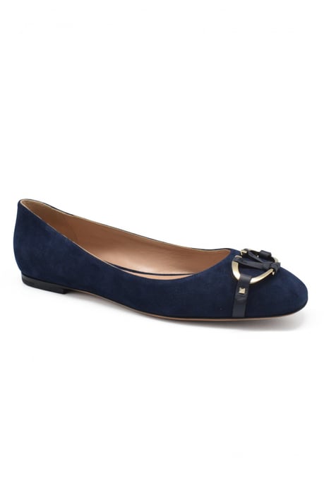 Valentino Garavani Suède ballerine Blauw - Image 3