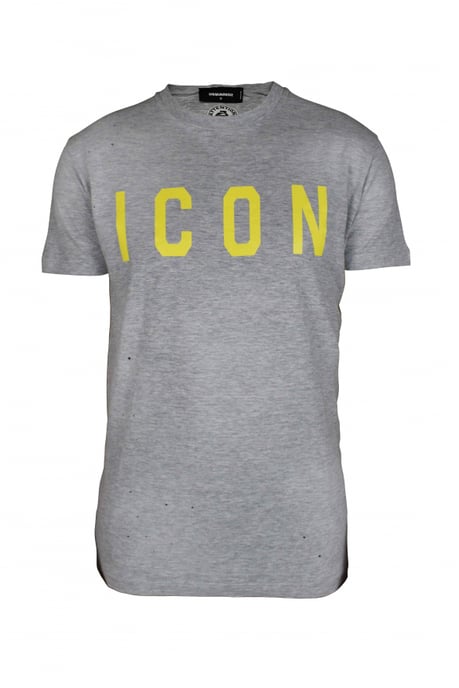 Dsquared2 T-shirt ICON Grijs - Image 1