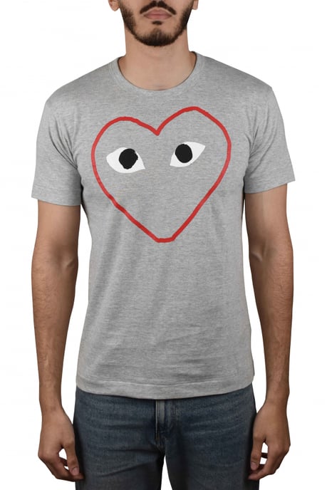 Comme des garçons T-Shirt Grijs - Image 2