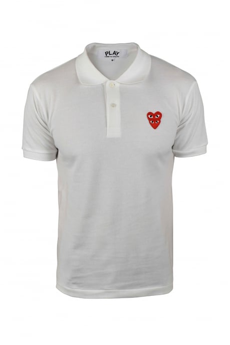 Comme des garçons poloshirt wit - Image 1