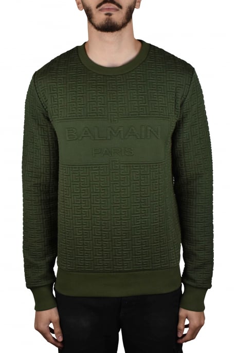 Balmain Sweatshirt Kaki - Image 2