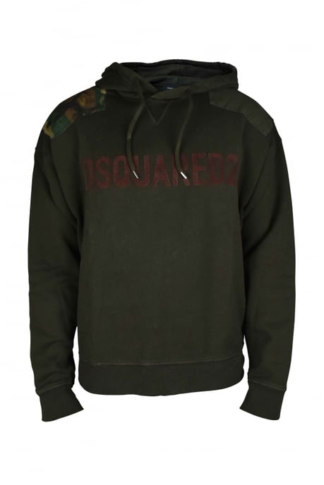 Dsquared2 Hoodie Kaki - Image 1