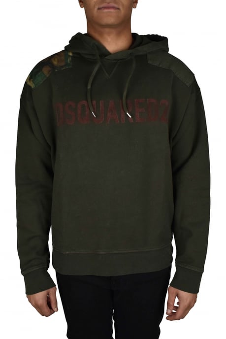 Dsquared2 Hoodie Kaki - Image 2
