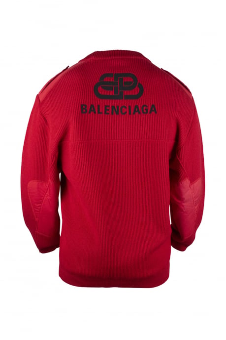 Balenciaga Sweater Red - Image 3