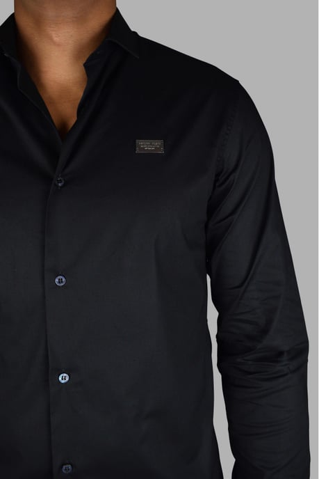 Philipp Plein Diamond Cut LS Iconisch overhemd Zwart - Image 3