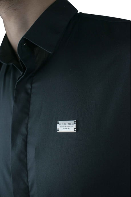 Philipp Plein Diamond Cut LS Iconisch overhemd Zwart - Image 2