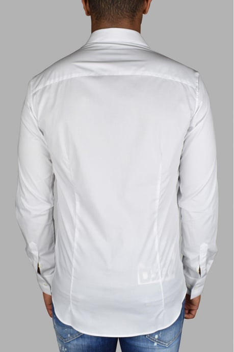 Philipp Plein Diamond Cut LS Iconisch overhemd Wit - Image 4