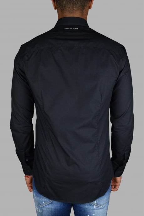 Philipp Plein Diamond Cut LS Skull-overhemd zwart - Image 4