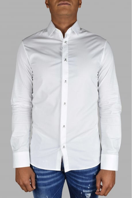 Philipp Plein LS Skull overhemd Wit - Image 2